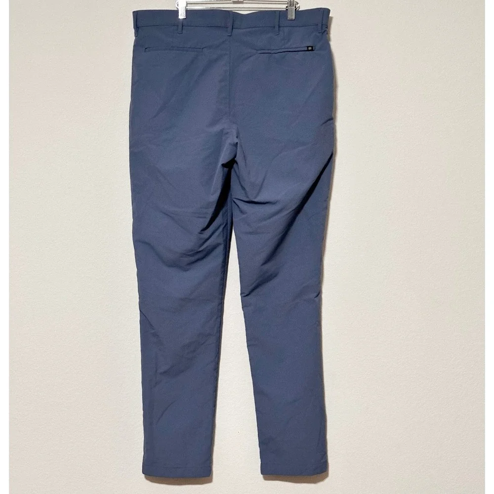Banana Republic Men's Performance Golf Pants Dress Pants Sporty Slate Blue 38x34